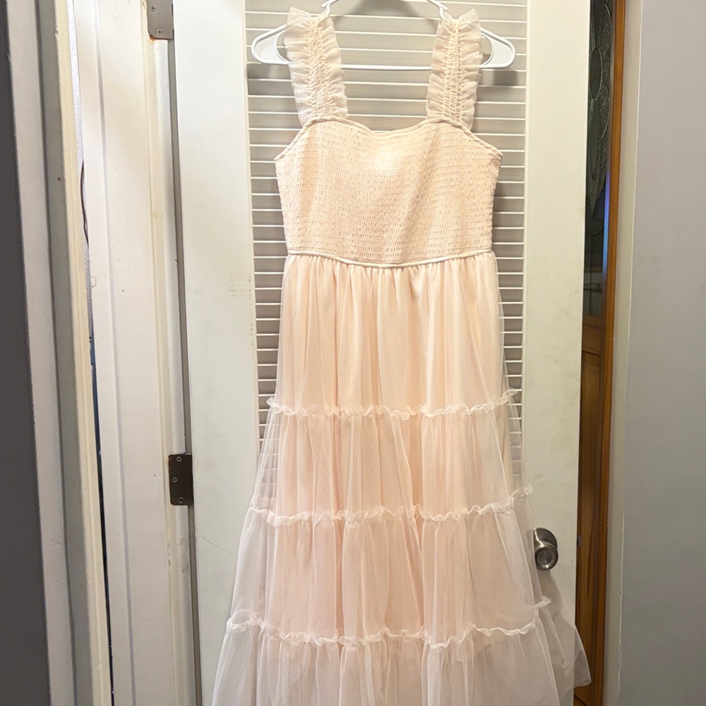 Chic Cream Maxi Dress for Women